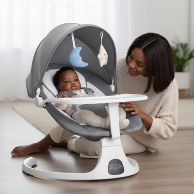 Balancelle bebe | Ergonomique Confort - LaBoutikaBebe