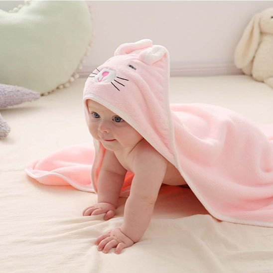 Cape de bain bébé