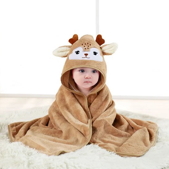 Cape de bain bébé 