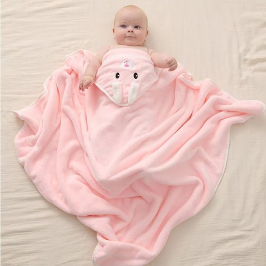 Cape de bain bébé